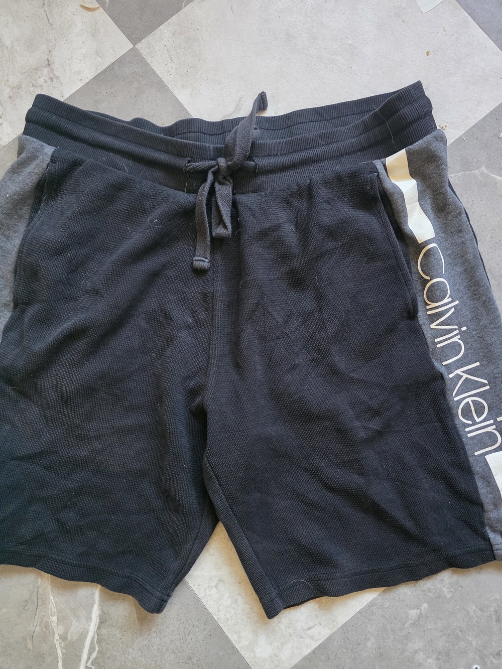 Calvin Klein Men's Black Drawstring Shorts